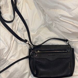 Rebecca Minkoff Black Leather Crossbody Bag